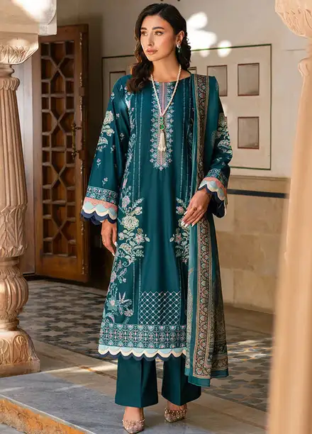 Naayas Embroidered Lawn Suit Unstitched 3 Piece NS24E Capri - Summer Collection