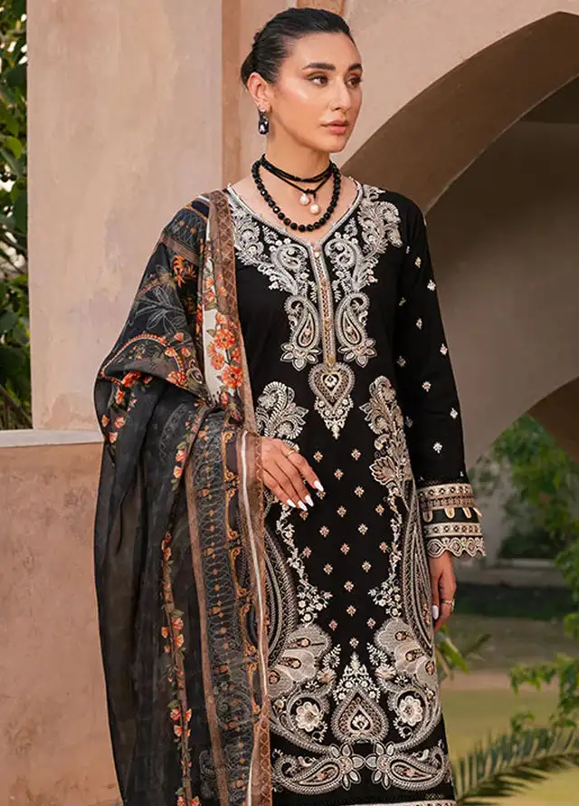 Naayas Embroidered Lawn Suit Unstitched 3 Piece NS24E Gloria - Summer Collection