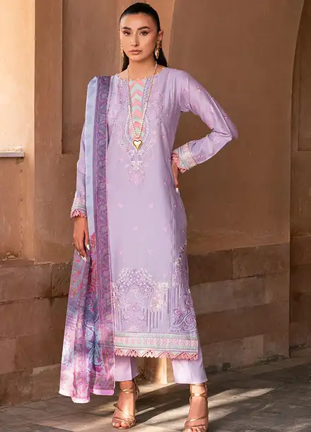 Naayas Embroidered Lawn Suit Unstitched 3 Piece NS24E Lilly - Summer Collection
