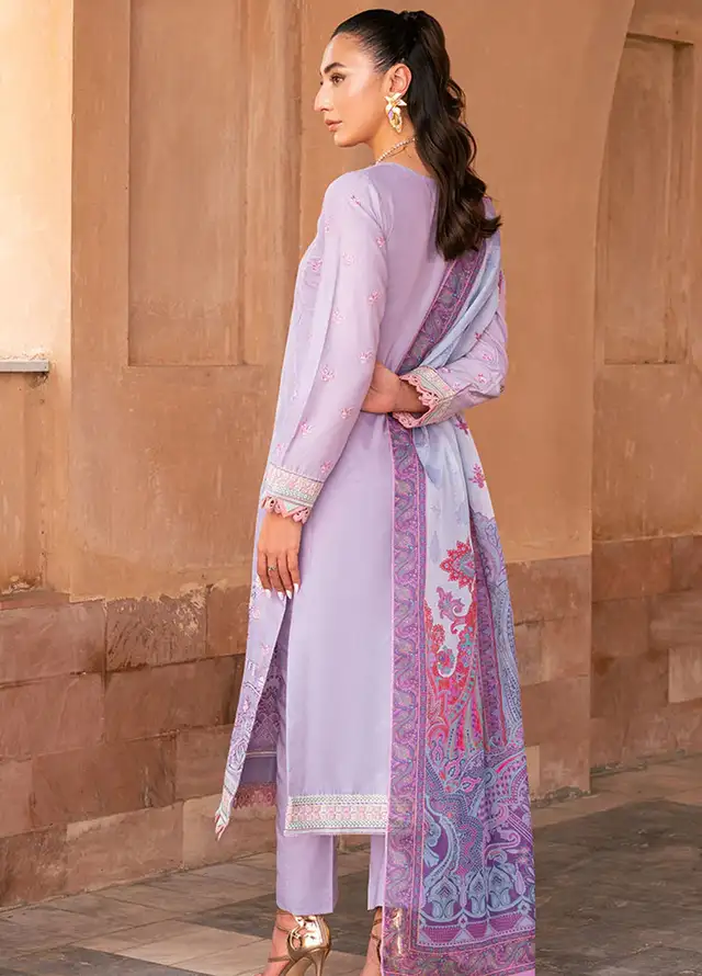 Naayas Embroidered Lawn Suit Unstitched 3 Piece NS24E Lilly - Summer Collection