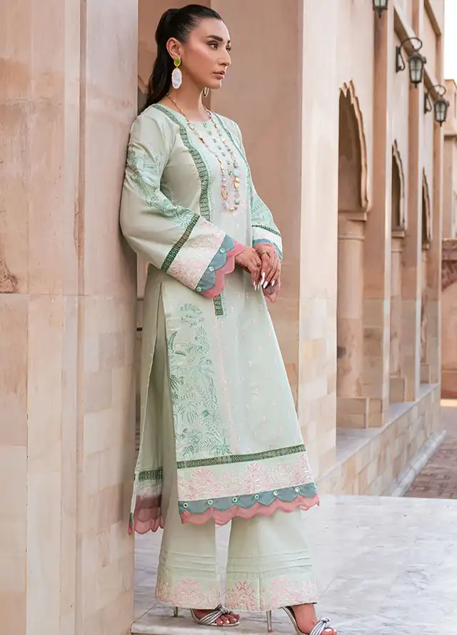 Naayas Embroidered Lawn Suit Unstitched 3 Piece NS24E Maysa - Summer Collection