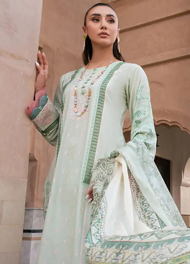 Naayas Embroidered Lawn Suit Unstitched 3 Piece NS24E Maysa - Summer Collection