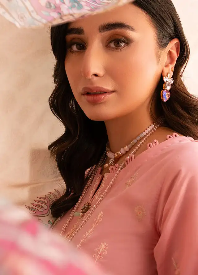 Naayas Embroidered Lawn Suit Unstitched 3 Piece NS24E Misty - Summer Collection