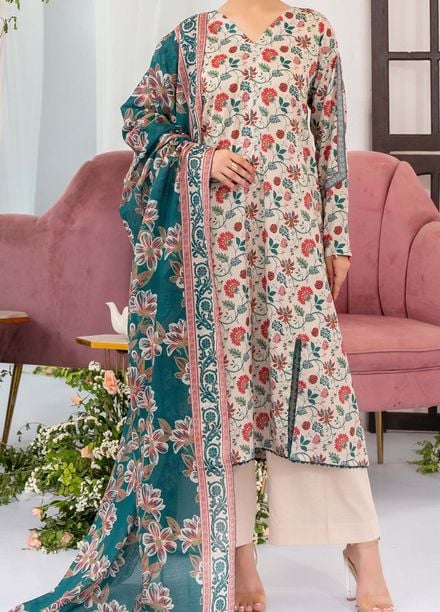Narmin by Narkins Printed Lawn Suits Unstitched 3 Piece Nusl 3331 - Summer Collection