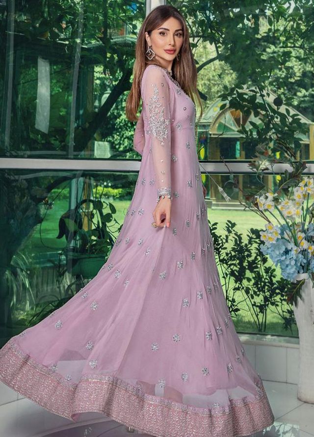 Malook By Shazia Ovais Pret Embroidered Chiffon 3 Piece Suit MLK23NJ Laila