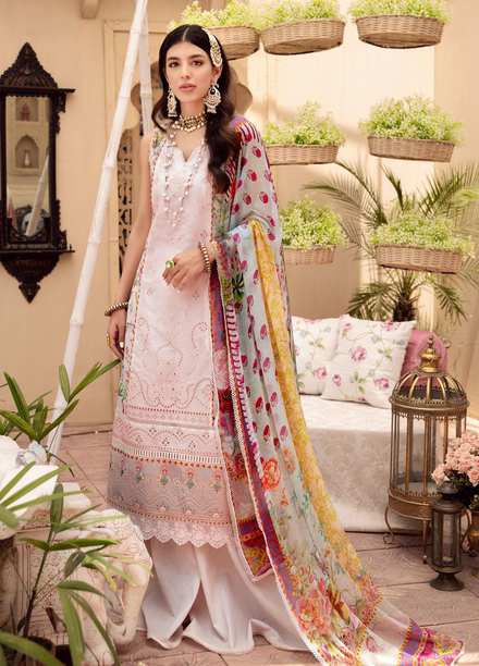Noor by Saadia Asad Embroidered Lawn Suits Unstitched 3 Piece SA21-N2 07 - Summer Collection