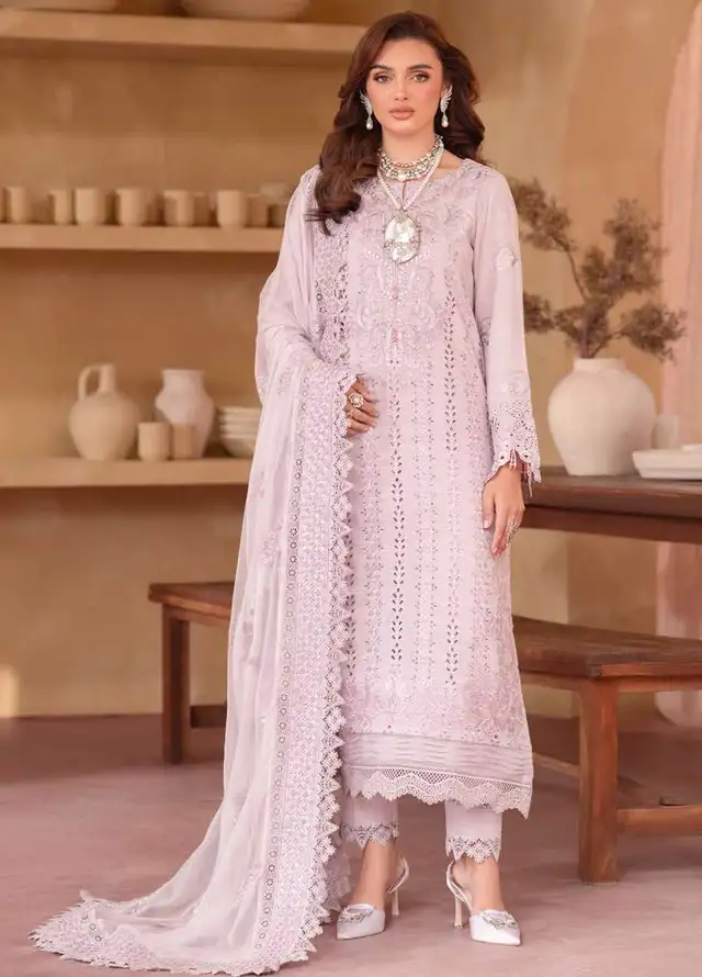 Nureh Embroidered Karandi Suits Unstitched 3 Piece NU25EK NE 133 - Winter Collection