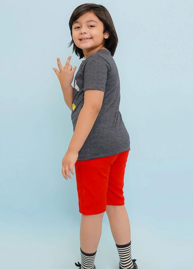 Ochre Jersey Fancy T-Shirts for Boys -  OKB-295