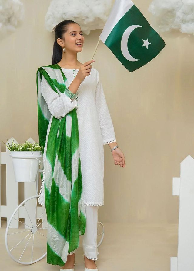 Ochre Cotton Casual 3 Piece Suit for Girls -  OFW-COR-66