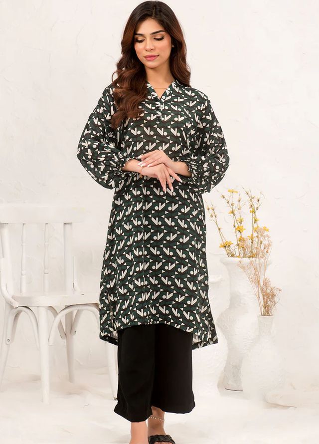 Ochre Pret Printed Georgette 2 Piece SOWC-03