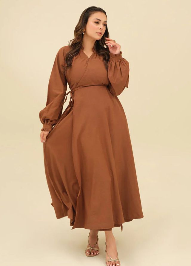 Old Money by Apricocia Pret Solid Linen 1 Piece Suit Chestnut Charm