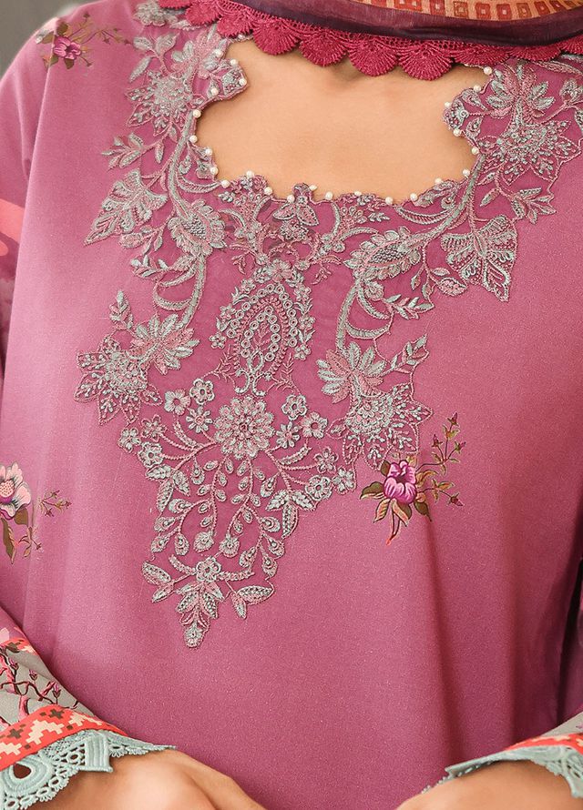 Pareesa by Roheenaz Printed Cambric Suits Unstitched 3 Piece RN25P RNZ-01 B Nabeeha - Summer Collection