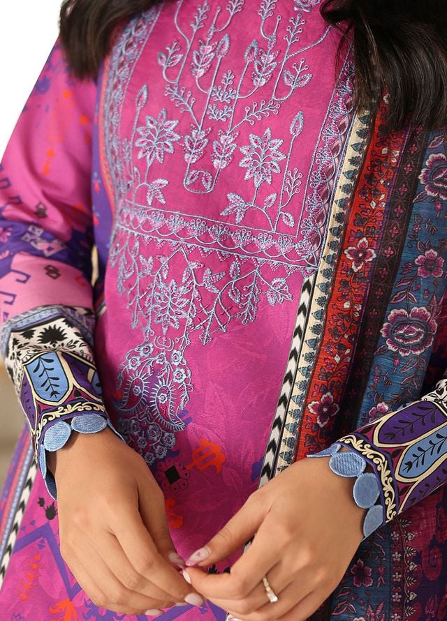 Pareesa by Roheenaz Printed Cambric Suits Unstitched 3 Piece RN25P RNZ-05 A Irha - Summer Collection