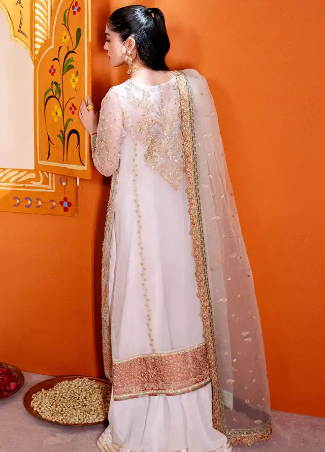 Parinaaz By Neeshay Embroidered Organza Suit Unstitched 3 Piece NSH24P Pakiza - Formal Collection