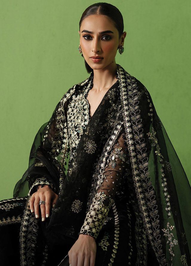 Pehli Nazar by Ayzel Embroidered Suits Unstitched 3 Piece AAFPZ25 D-09 Manzar - Formals Collection