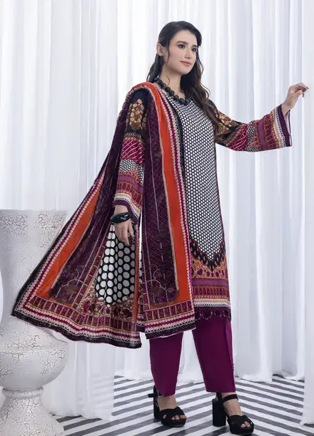 Rang e Sang by Regalia Textile Printed Suits Unstitched 3 Piece RGT24RS D-06 - Winter Collection