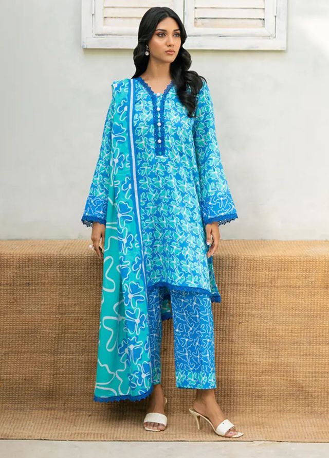 Regalia Textiles Pret Printed Lawn 3 Piece Suit ST-01