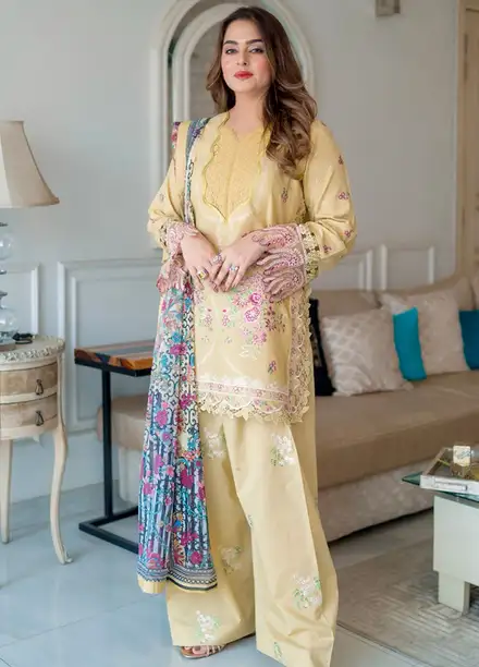 Roses De Feu by Sahane Embroidered Lawn Suits Unstitched 3 Piece SNE25RF CT-22004 Eclat - Summer Collection