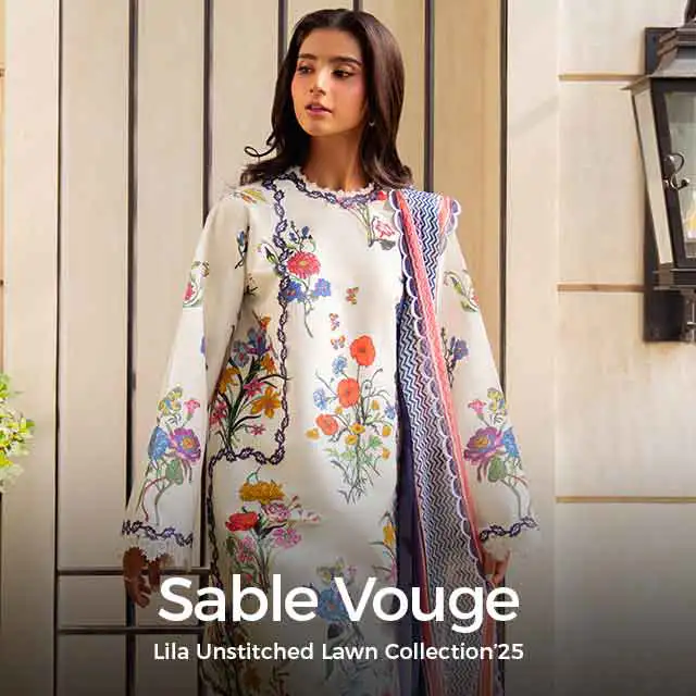 Sable V Lila Unstitched Lawn Collection 2024-SAL-01-24 main image 1
