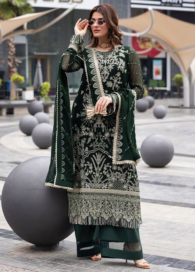 Sahane Embroidered Chiffon Suits Unstitched 3 Piece CT 25004 Everyn - Formals Collection