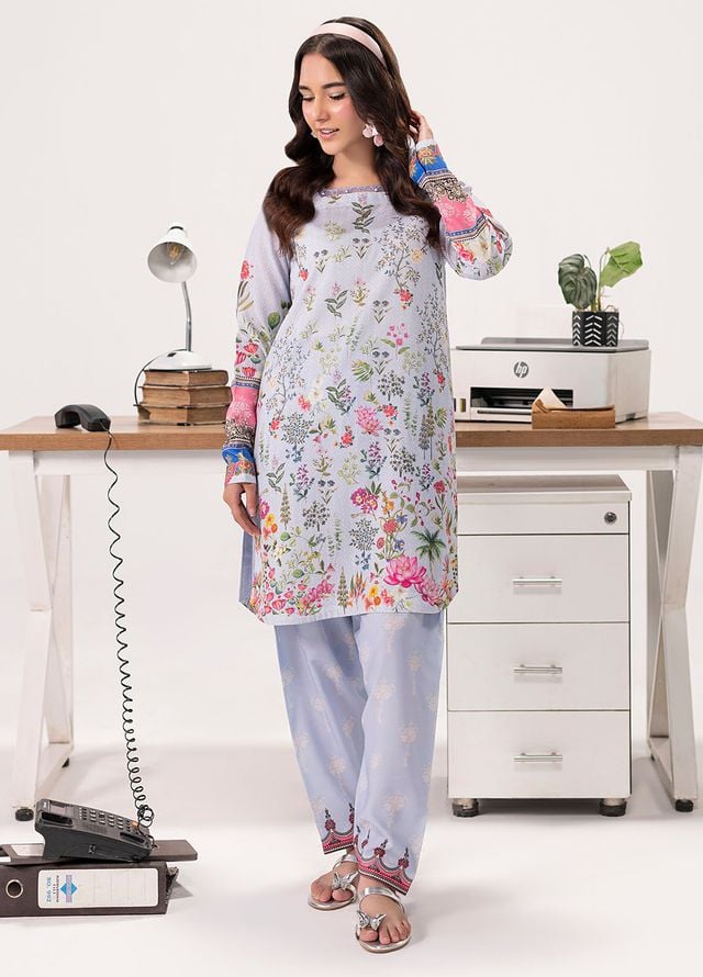 Sahane Pret Printed Poly Lawn 2 Piece Suit ME26005 LIT