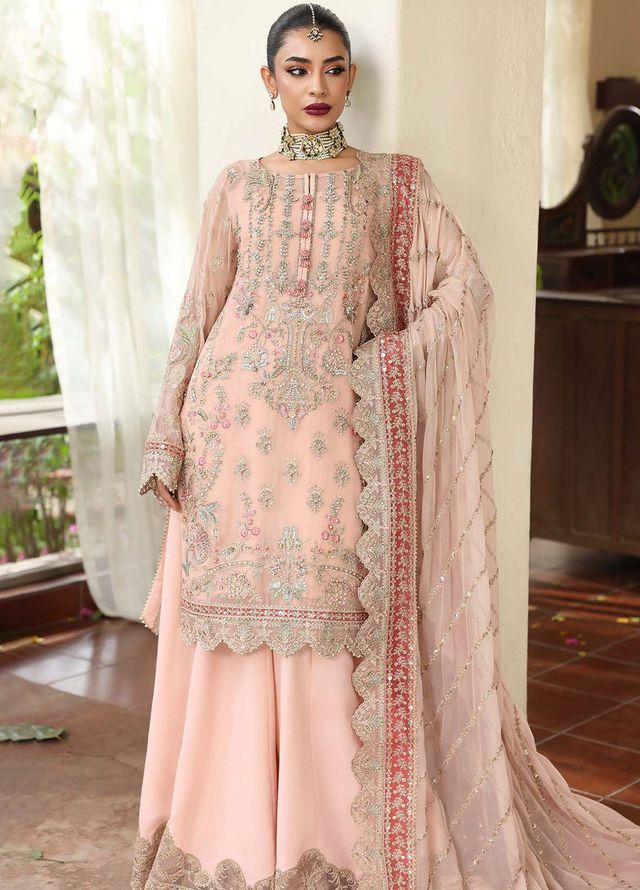 Saiyara by Imrozia Premium Pret Embroidered Chiffon 3 Piece Suit I-235 Elnaz