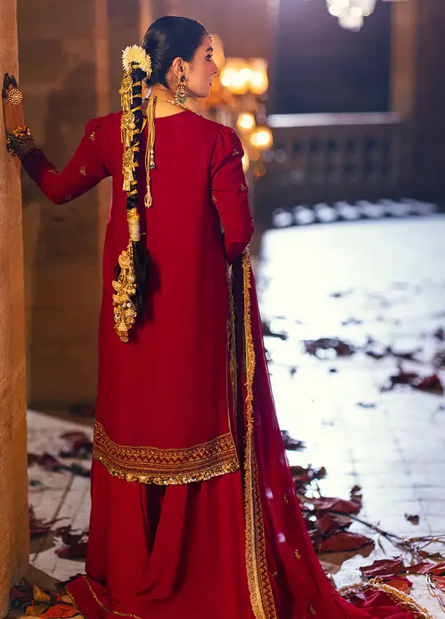 Salitex Embroidered Cotton Net Suits Unstitched 3 Piece WUS3LA23NO12UT - Festive Collection