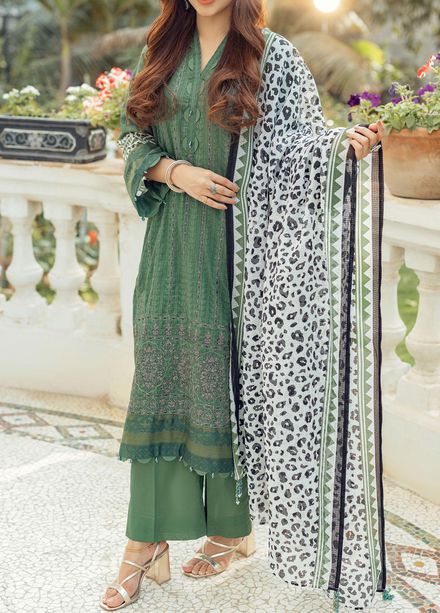 Estela By Salitex Embroidered Lawn Suits Unstitched 3 Piece ST22E WK-00983BUT - Summer Collection