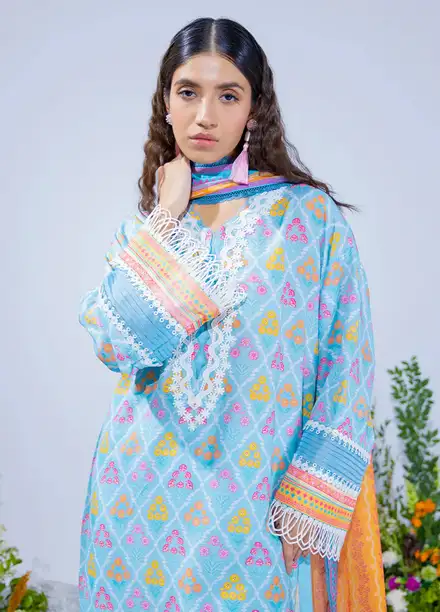 Salitex Printed Silk Lawn Suits Unstitched 3 Piece WUS3BS24SI10UT - Festive Collection