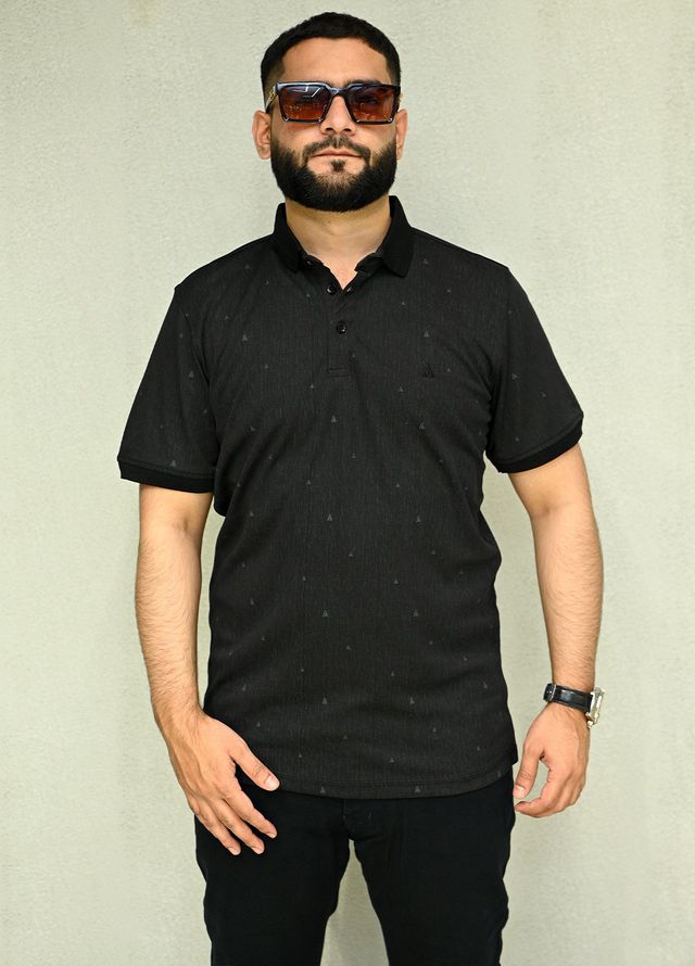 Sanaulla Exclusive Casual Cotton Polo 2010 Black