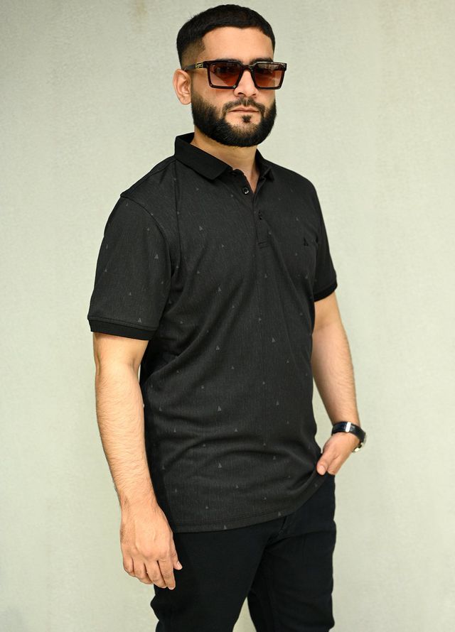 Sanaulla Exclusive Casual Cotton Polo 2010 Black