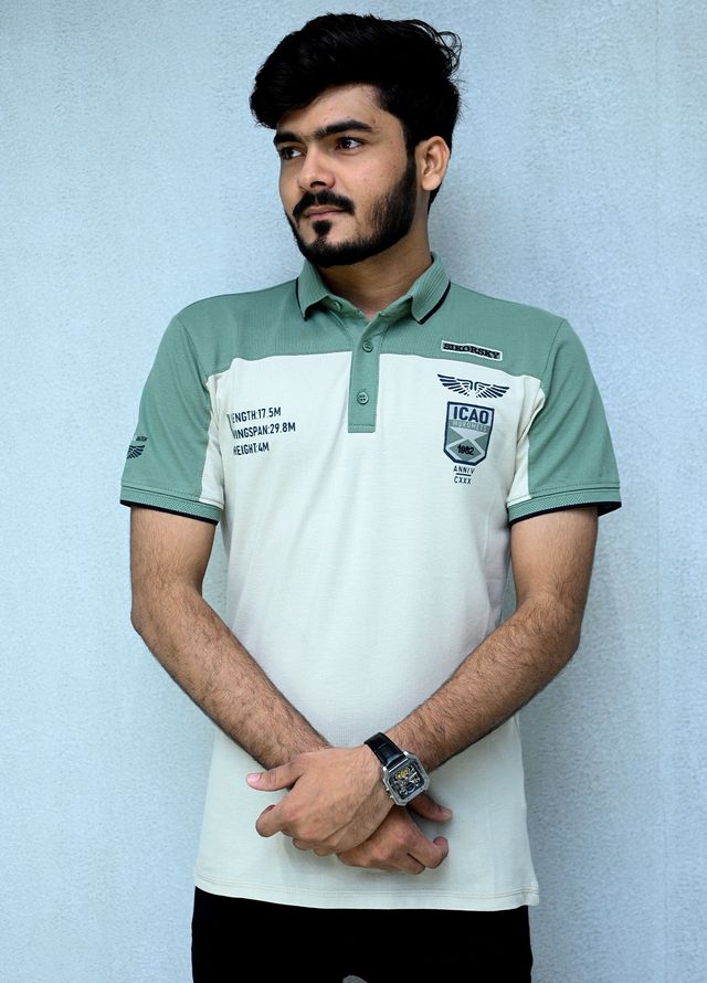 Sanaulla Exclusive Casual Cotton Polo 2026 Fawn