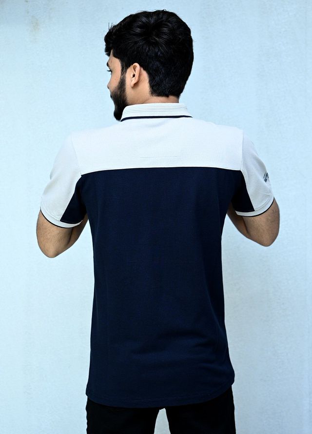Sanaulla Exclusive Casual Cotton Polo 2026 Navy
