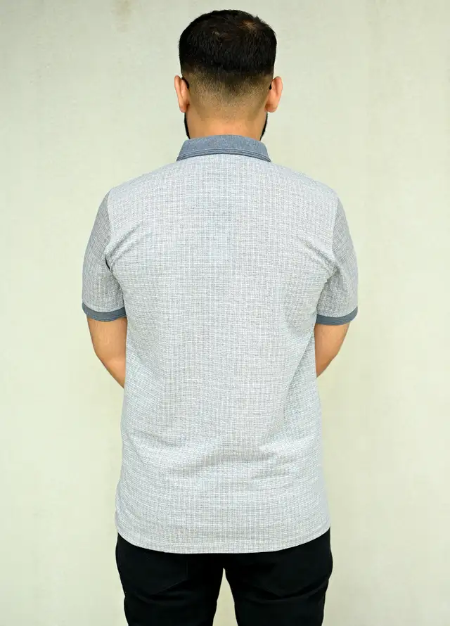 Sanaulla Exclusive Casual Cotton Polo 2029 Blue