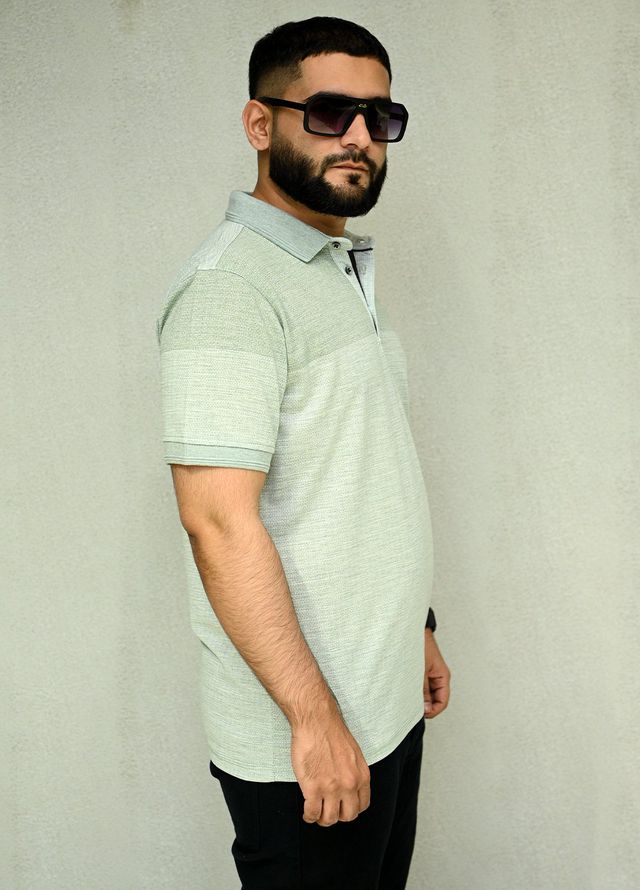 Sanaulla Exclusive Casual Cotton Polo 2029 Green