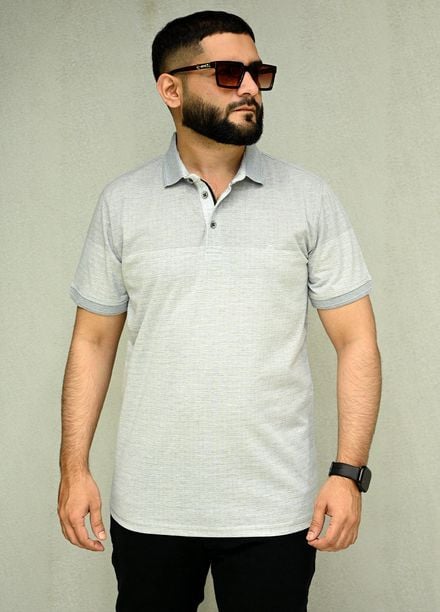 Sanaulla Exclusive Casual Cotton Polo 2029 Grey