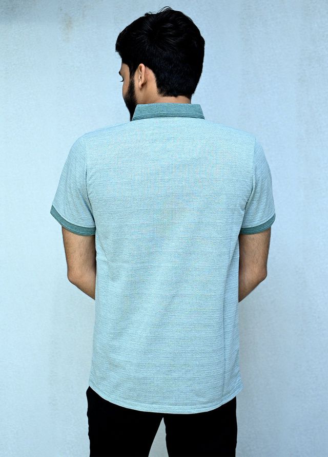 Sanaulla Exclusive Casual Cotton Polo 2035 Green