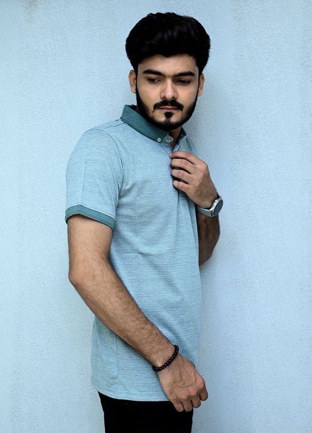 Sanaulla Exclusive Casual Cotton Polo 2035 Green