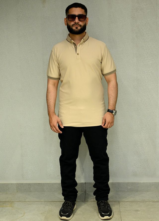 Sanaulla Exclusive Casual Cotton Polo 2045 Fawn