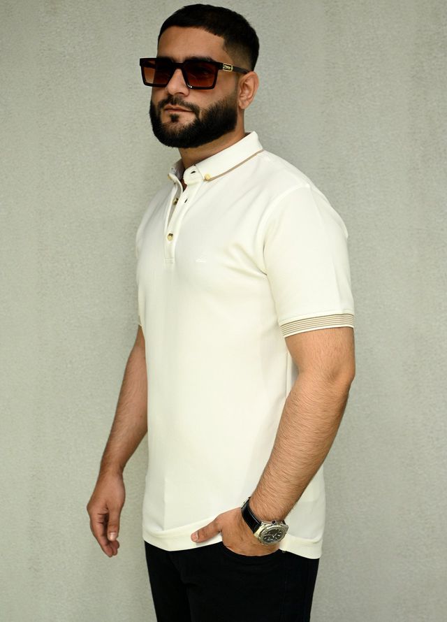 Sanaulla Exclusive Casual Cotton Polo 2045 White