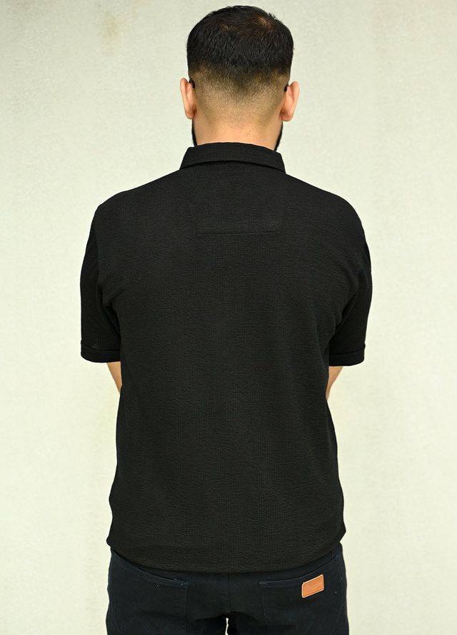 Sanaulla Exclusive Casual Cotton Polo 2047 Black