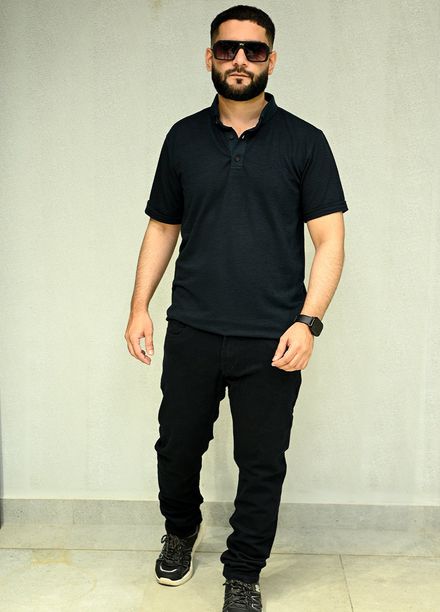 Sanaulla Exclusive Casual Cotton Polo 2047 Dark Green