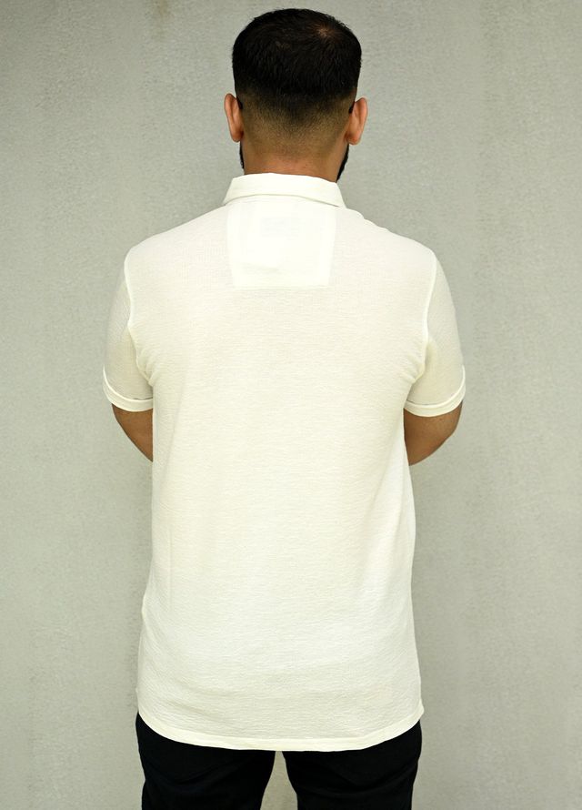 Sanaulla Exclusive Casual Cotton Polo 2047 White