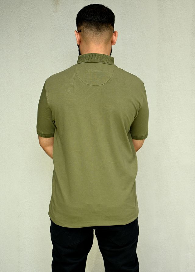 Sanaulla Exclusive Casual Cotton Polo D-3051 Green