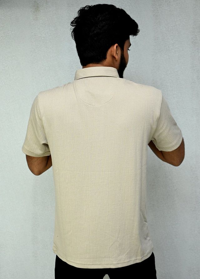 Sanaulla Exclusive Casual Cotton Polo D-3189 Light Brown