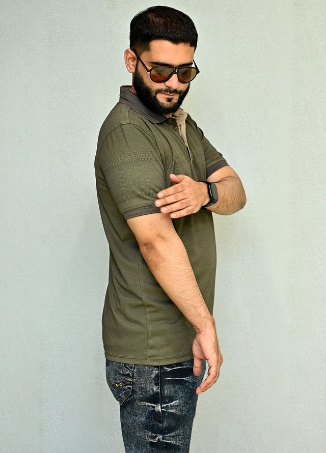 Sanaulla Exclusive Pret Casual Cotton Polo 2011 Dark Green