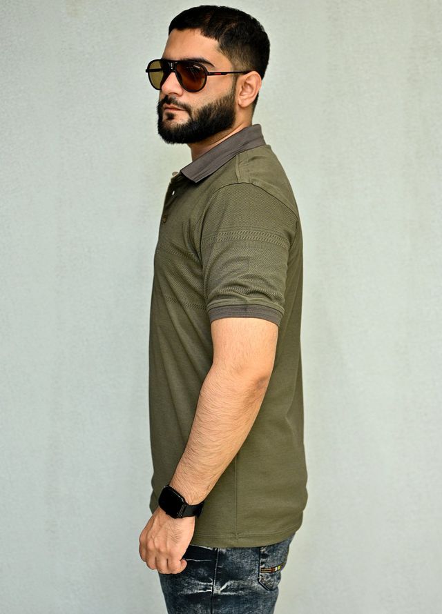 Sanaulla Exclusive Pret Casual Cotton Polo 2011 Dark Green