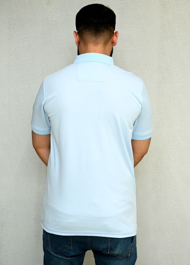 Sanaulla Exclusive Pret Casual Cotton Polo 2011 Sky Blue