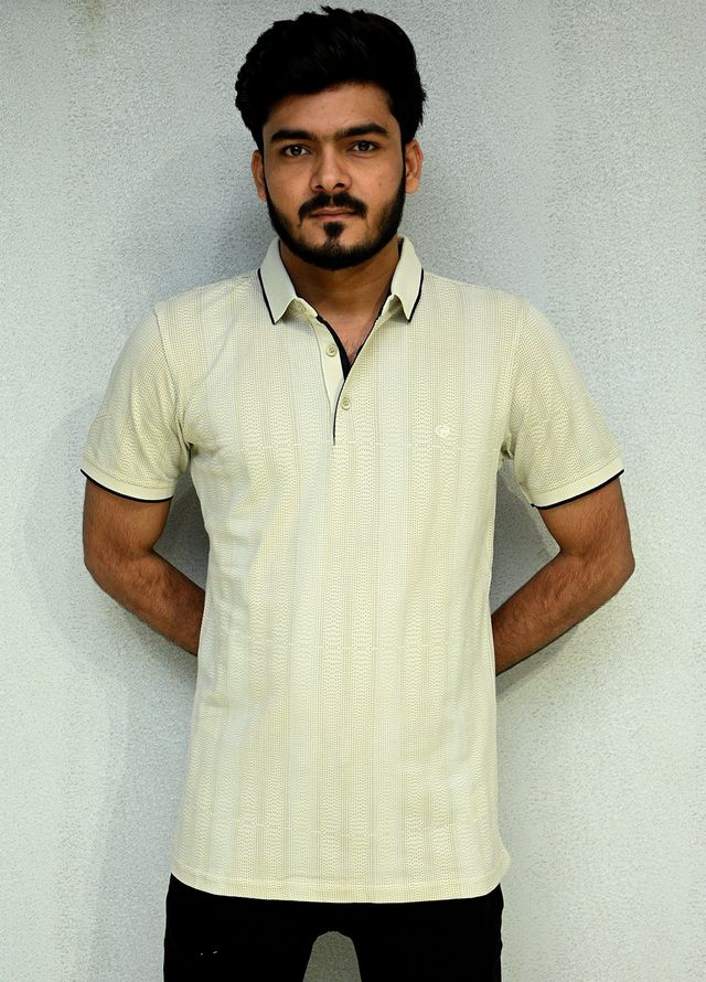 Sanaulla Exclusive Pret Casual Cotton Polo 2018 Fawn