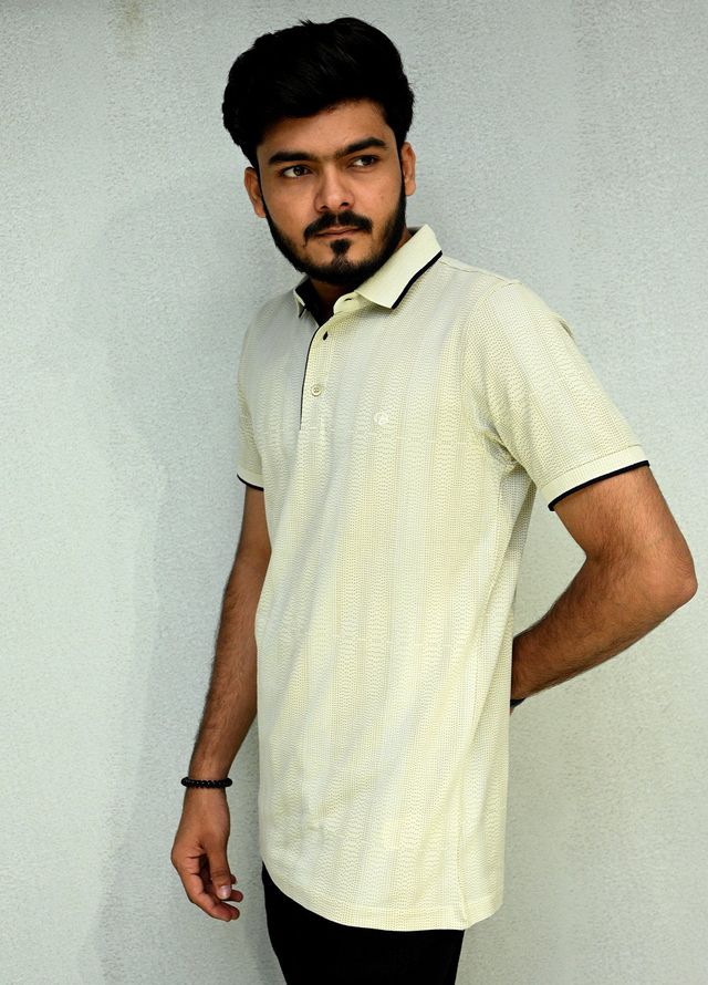 Sanaulla Exclusive Pret Casual Cotton Polo 2018 Fawn